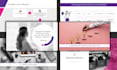 write content and design company profile presentation in powerpoint