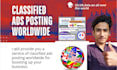 do classified ad posting worldwide