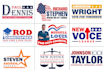 do minimalist political campaign logo design