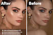 do high end photo skin retouching