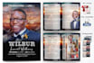 design obituary, eulogy, funeral program for printing