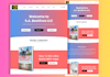 build modern book author website or ebook author website