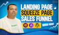 build a high converting landing page or capture page