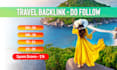 add your link with dofollow backlink on travel blog