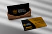 create 4 different business card design within 6 hours