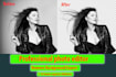 perform silhouette photo edit on up to 5 images