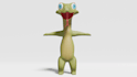 create 3d character of animal