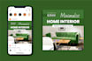 design facebook ads and social media template