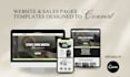 create a personalized landing or sales page in canva