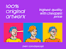 create high quality custom illustration for nft up to 10k