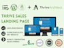 design high converting page using thrive builder in 6 hours