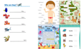 design custom  flashcards, and activity books for  school kids