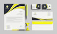 create modern,clear,creative,awesome, business card, letterhead, envelope