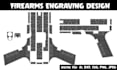 custom laser engraving design for firearms ai8 svg dxf files