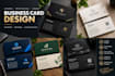 design a professional modern business card