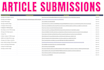 do 70 high quality article submission