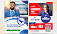 design urgent political campaign flyer, poster for election