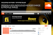 design a beautiful soundcloud header image and profile image
