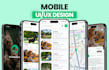 do premium mobile app UI UX, and modern figma app design