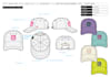 design your baseball caps techpack and hats sketch