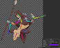 rig , ik and animate your PSD layered 2d character in unity