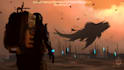 draw illustration for keyframe book cover splash concept art