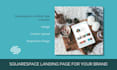 design a squarespace landing page for you