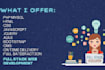 do full stack web development