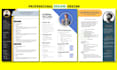 design professional resume and modern cv template
