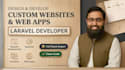 design and develop a custom website and full stack web app as laravel developer
