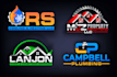 do plumbing heating hvac home construction and handyman logo