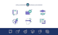 design a unique custom vector icon set