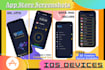 create app store and play store screenshots, feature graphic