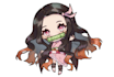 draw a chibi illustration with detailed colour