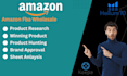 do amazon fba wholesale product hunting and  product research
