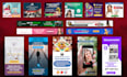 design perfect google banner ad set for adwords display ads