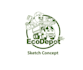 design awesome octopus recycling logo