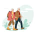 creat a simple flat vector illustration