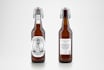 do beer label, wine label or bottle label design with mockup