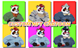 design cartoon mascot style and custom collection for nft