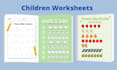 create tracing and handwriting worksheets for children