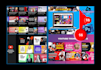 design  youtube thumbnails and template