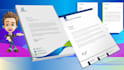 design your letterhead in PDF and word format