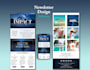 design responsive mailchimp email template newsletter