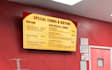 do digital menu, restaurant menu design, tv menu, high quality