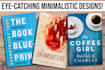 create modern, minimalist book or ebook cover design