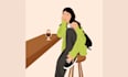 create flat minimalist vector illustrations