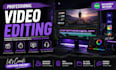 do expert and professional video editing