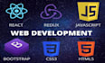 develop responsive HTML CSS react js website for you