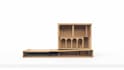 render wood scale model, maquette, conceptual model of your object